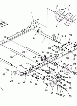 SUSPENSION ASSEMBLY  440 XCR SP X951660 (4932833283B011)