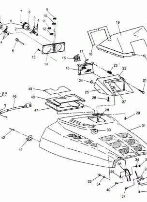 HOOD ASSEMBLY - X951660 (4932833283A010)