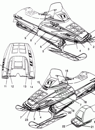 DECALS XLT 0950756 XLT SKS 0950556  XLT SKS EURO E950556 & XLT SKS  PT 09 (4928842884B002)