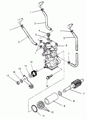 OIL PUMP ASSEMBLY XLT 0950756 XLT SKS 0950556  XLT SKS EURO E950556 & XLT (4928842884D001)