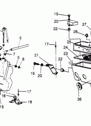 OIL TANK / AIR BOX ASSEMBLY XLT 0950756 XLT SKS 0950556  XLT SKS EURO E9505 (4928842884C007)