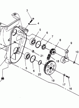 CHAINCASE ASSEMBLY XLT 0950756 XLT SKS 0950556  XLT SKS EURO E950556 & XL (4928842884B010)