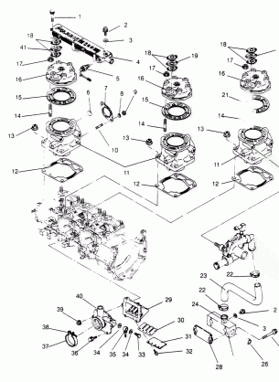 CYLINDER and MANIFOLD ASSEMBLY Storm 0950782 Storm SKS 0950582  Euro Stor (4929012901C009)