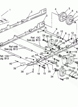 SUSPENSION ASSEMBLY Storm 0950782 Storm SKS 0950582  Euro Storm E950782 (4929012901B011)