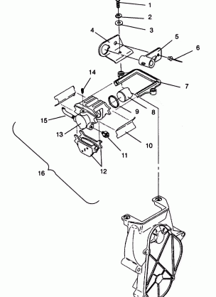 BRAKE ASSEMBLY SPORT 0940443 and SPORT SKS 0940243 (4925052505015A)