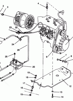 ENGINE MOUNTING SPORT 0940443 and SPORT SKS 0940243 (4925052505029A)