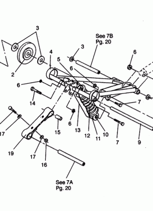 FRONT TORQUE ARM ASSEMBLY SPORT 0940443 (4925052505023A)