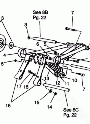 FRONT TORQUE ARM ASSEMBLY SPORT SKS 0940243 (4925052505024A)