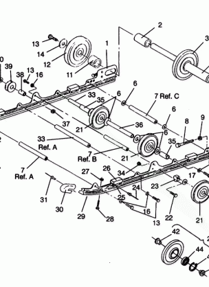 SUSPENSION ASSEMBLY SPORT 0940443 (4925052505019A)