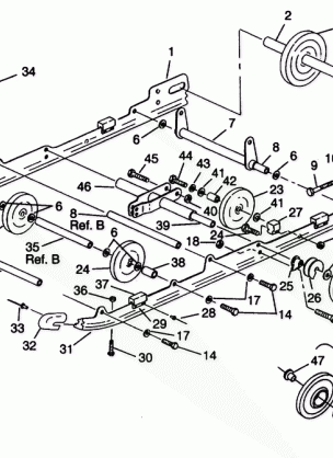 SUSPENSION ASSEMBLY SPORT SKS 0940243 (4925052505021A)