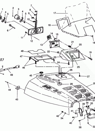 HOOD ASSEMBLY Storm 0940782 and Storm SKS 0940582 (4925032503005A)