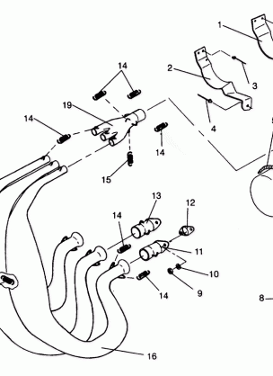 EXHAUST SYSTEM Storm 0940782 and Storm SKS 0940582 (4925032503026A)