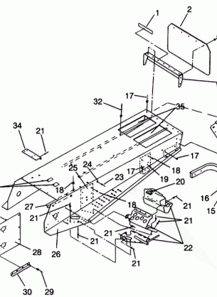 TUNNEL ASSEMBLY Storm 0940782 and Storm SKS 0940582 (4925032503001A)