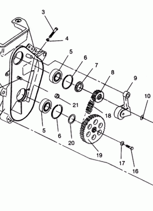 CHAINCASE ASSEMBLY Storm 0940782 and Storm SKS 0940582 (4925032503016A)