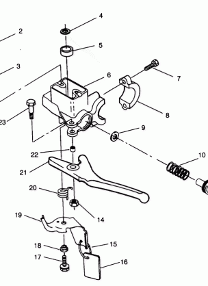 MASTER CYLINDER ASSEMBLY Storm 0940782 and Storm SKS 0940582 (4925032503010A)