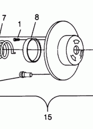 DRIVEN CLUTCH ASSEMBLY RXL 0940768 and RXL TOURING 0940869 (4925062506030A)