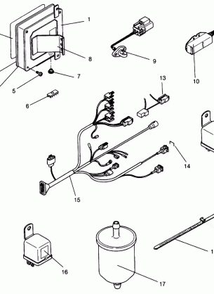 EFI PARTS RXL 0940768 and RXL TOURING 0940869 (4925062506049A)