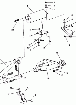 EXHAUST SYSTEM RXL 0940768 and RXL TOURING 0940869 (4925062506032A)