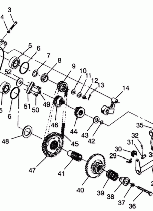 CHAINCASE ASSEMBLY RXL TOURING 0940869 (4925062506020A)