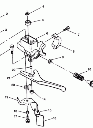 MASTER CYLINDER ASSEMBLY 440 XCR SP 0941660 (4927082708010A)