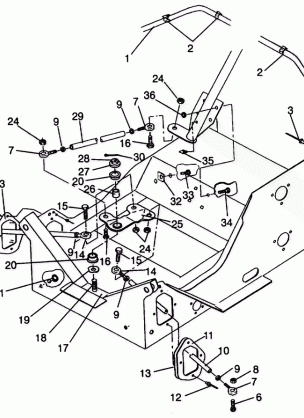 STEERING ASSEMBLY 440 XCR SP 0941660 (4927082708016A)