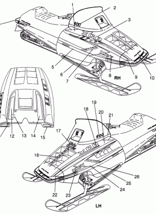 DECALS 600 XCR 0941667 (4927092709A011)