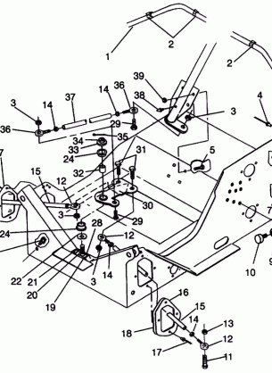 STEERING ASSEMBLY 600 XCR 0941667 (4927092709016A)