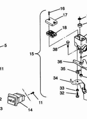 CONTROLS 500 EFI 0942774 and EFI SKS 0942574 (4924982498013A)