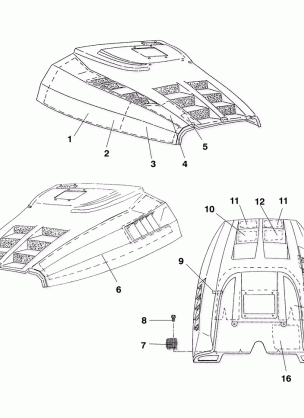 HOOD - FOAM / FOIL - 0940761 (4924972497a014)