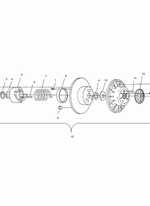 DRIVEN CLUTCH - 0940761 (4924972497c004)