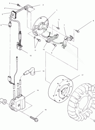 MAGNETO ASSEMBLY - 0940761 (4924972497d001)