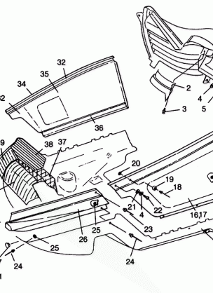 NOSEPAN ASSEMBLY CLASSIC 0942865 and  CLASSIC TOURING 0942875 (4924962496007A)