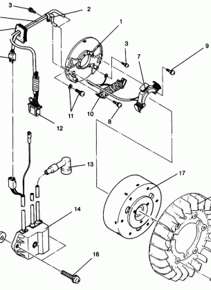 MAGNETO ASSEMBLY LITE GT 0943133 and STARLITE GT 0943127 (49250125010040)