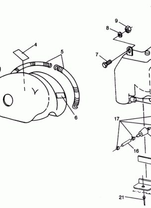 OIL TANK  /  AIR BOX ASSEMBLY STARLITE GT 0943127 (49250125010028)