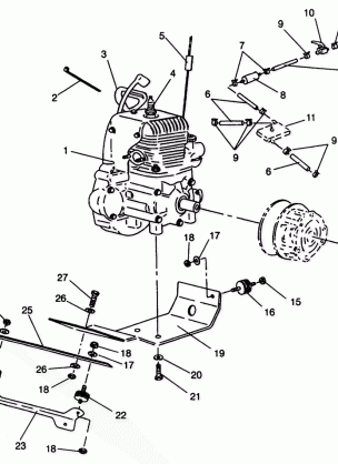 ENGINE MOUNTING STARLITE GT 0943127 (49250125010024)