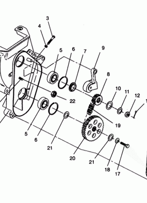 CHAINCASE ASSEMBLY LITE 0943433STARLITE 0943427 and  LITE DELUXE 0943431 (4924992499017A)