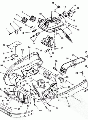 NOSEPAN and CONSOLE ASSEMBLY LITE 0943433STARLITE 0943427 and  LITE DELUXE (4924992499003A)