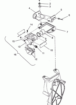 BRAKE ASSEMBLY XLT Special (Xtra) 0946767 (4927112711016A)