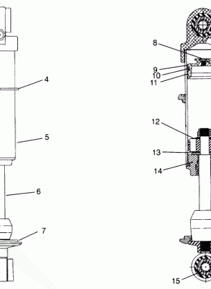 FOX SHOCK GAS - REAR XLT Special (Xtra) 0946767 (4927112711030A)