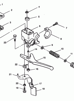 MASTER CYLINDER ASSEMBLY SPORT 0940443 and SPORT SKS 0940243 (4925052505018A)