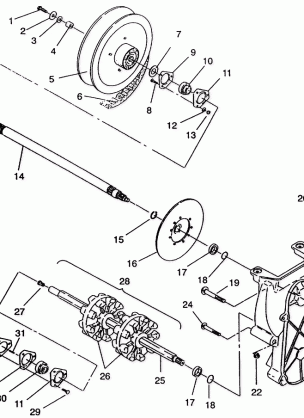 DRIVE TRAIN ASSEMBLY SPORT SKS E940243 (49273627360018)