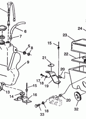 OIL TANK  /  AIR BOX ASSEMBLY SPORT SKS E940243 (49273627360022)