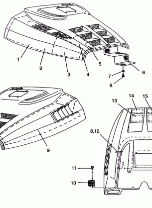 HOOD - FOAM / FOIL SPORT SKS E940243 (49273627360010)