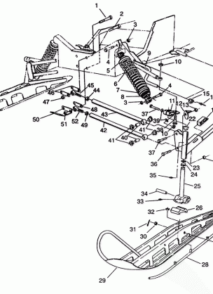 FRONT SUSPENSION and SKI SPORT SKS E940243 (49273627360011)