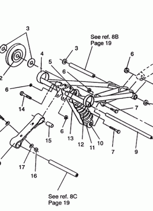 FRONT TORQUE ARM ASSEMBLY SPORT SKS E940243 (49273627360020)