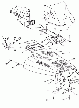 HOOD ASSEMBLY SPORT SKS E940243 (49273627360007)