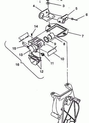 BRAKE ASSEMBLY TRAIL DELUXE E940262 (49273827380016)