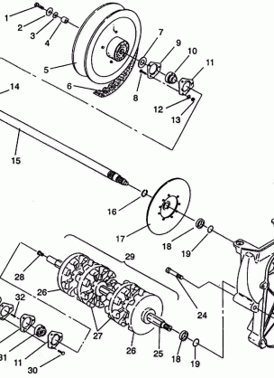 DRIVE TRAIN ASSEMBLY XLT E940767  XLT SP E940667 &  XLT SKS E940567 (49274227420018)