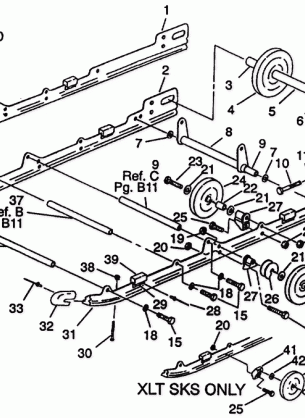 SUSPENSION ASSEMBLY XLT E940767 &  XLT SKS E940567 (49274227420019)