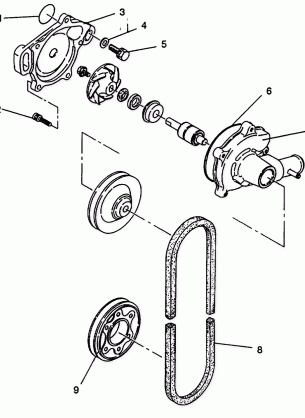 WATER PUMP XLT E940767  XLT SP E940667 &  XLT SKS E940567 (49274227420034)